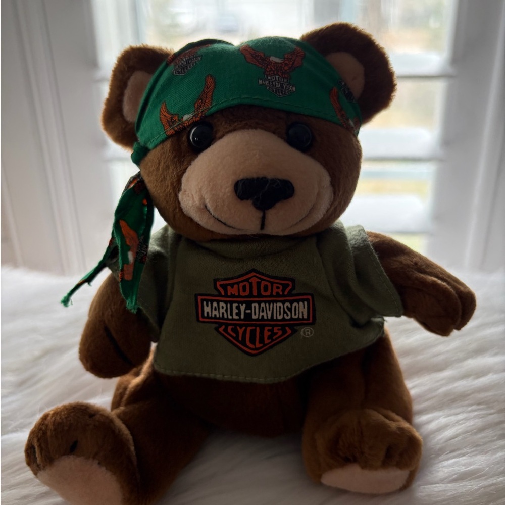 Harley-Davidson Plush Bear with Green Bandana
1998